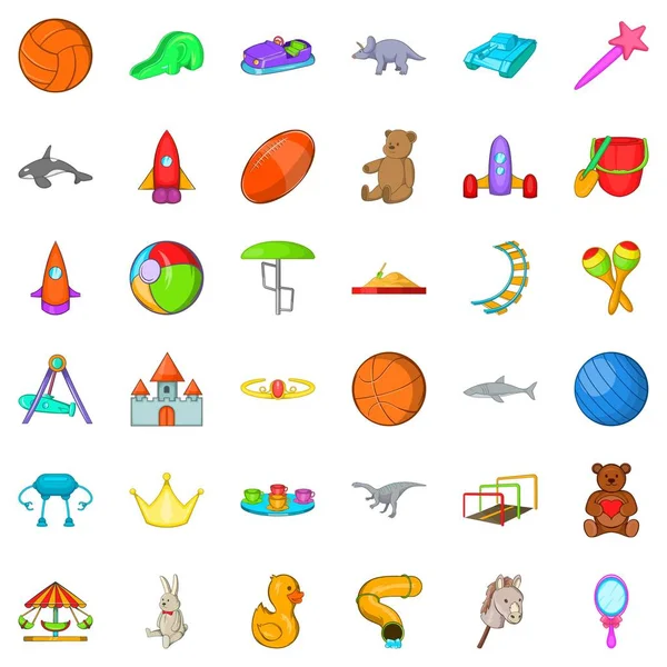 At simgeler ayarla, tarzı çizgi film