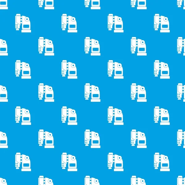 Çekiçleri makine desen kesintisiz mavi