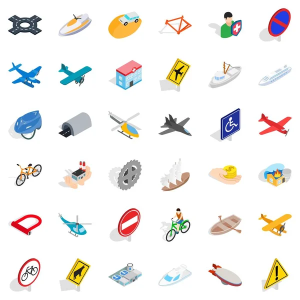 Tünel simgeleri ayarlandı, izometrik biçim