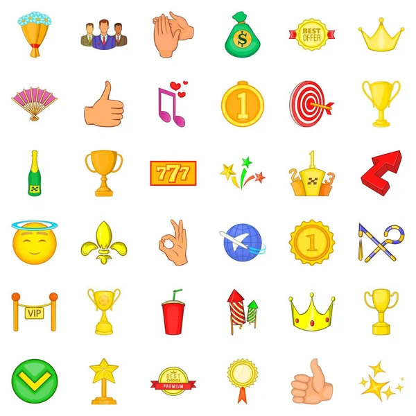 Ödül simgeler ayarla, tarzı çizgi film