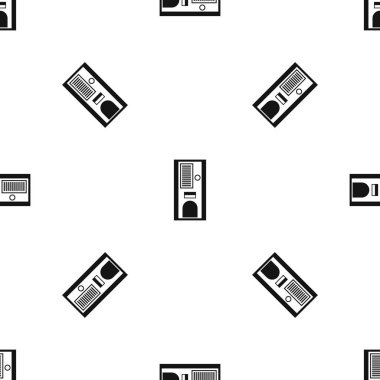 Kahve Otomatı desen sorunsuz siyah