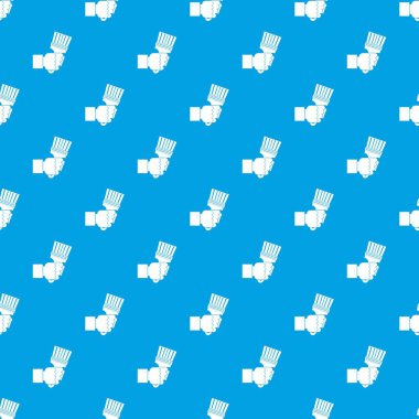 El tutma kolları desen kesintisiz mavi kerpetenle