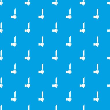 Kıskaç veya pense adam el desen kesintisiz mavi