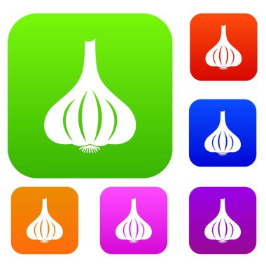 Sarımsak renk koleksiyonu ayarla