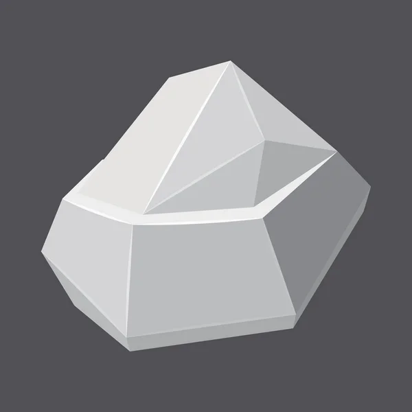 Origami piedra concepto fondo, estilo realista — Vector de stock