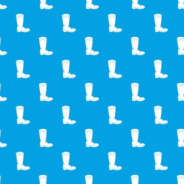 Kovboy çizme desen kesintisiz mavi