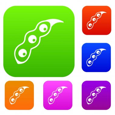 Olgun soya renk koleksiyonu ayarla