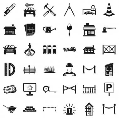 Testere simgeler kümesi, simle stili