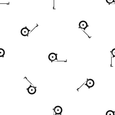 İnşaat rulet desen sorunsuz siyah