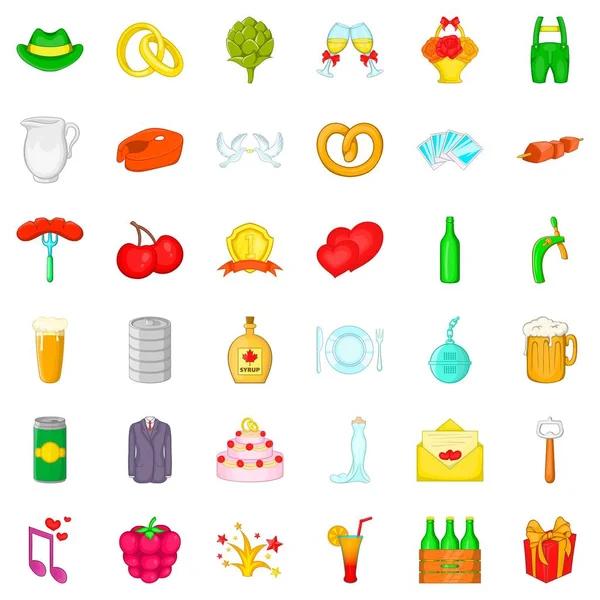 Açacağı Icons set, karikatür tarzı