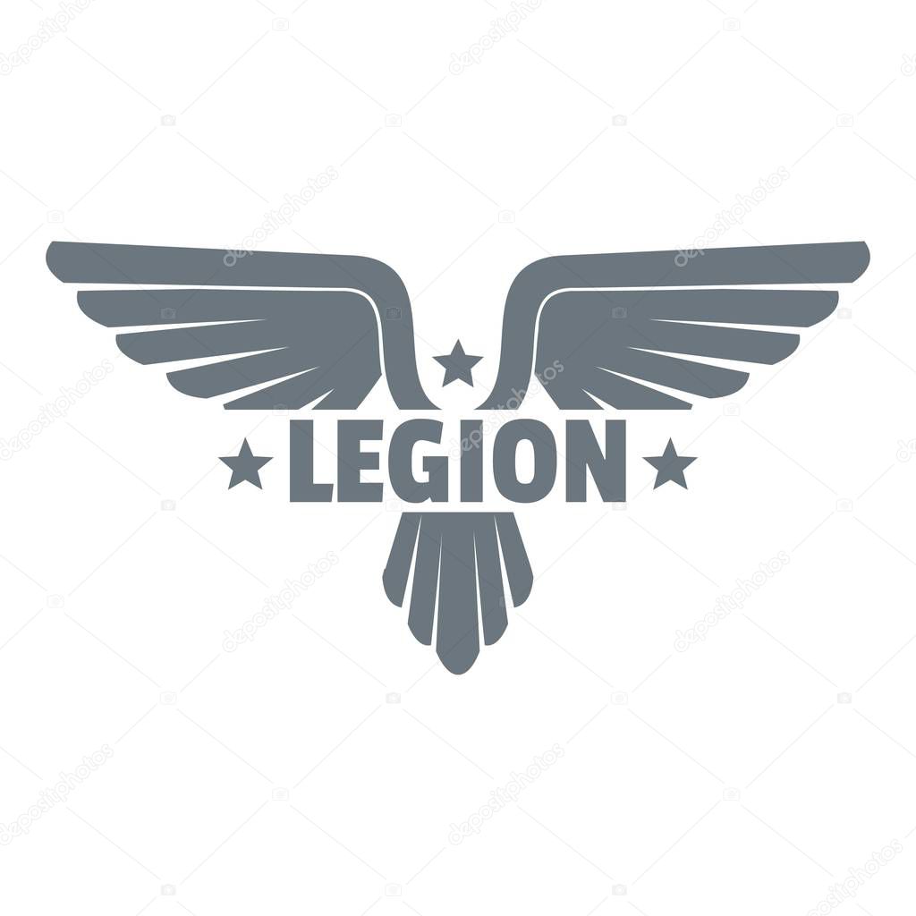 Legion wing logo. Simple illustration of legion wing vector logo for web