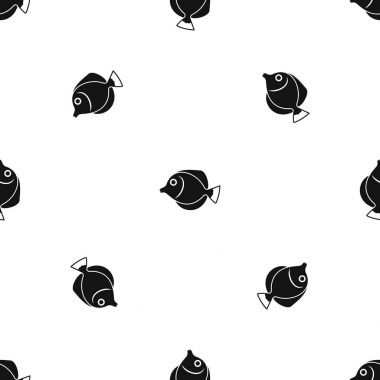 Tang balık, Zebrasoma flavescens desen sorunsuz siyah