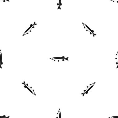 Saury desen sorunsuz siyah