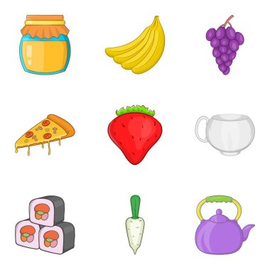 Marmelat Icons set, karikatür tarzı