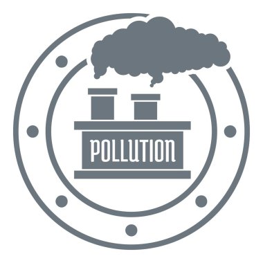 Fabrika logosu, basit gri tarzı