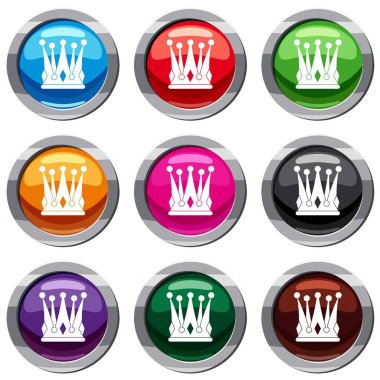 Krallara layık taç 9 koleksiyonu ayarla