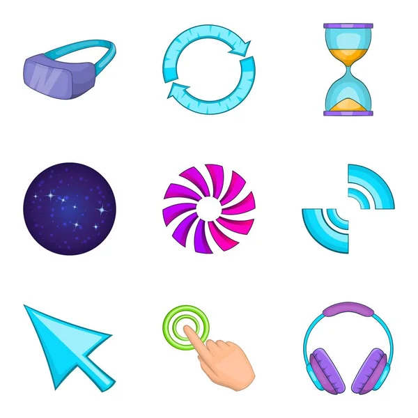 Zemin simgeler ayarla, tarzı çizgi film