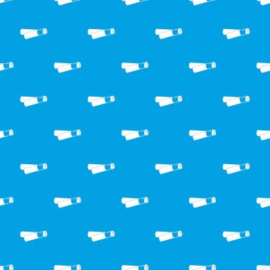 Sigara popo desen kesintisiz mavi