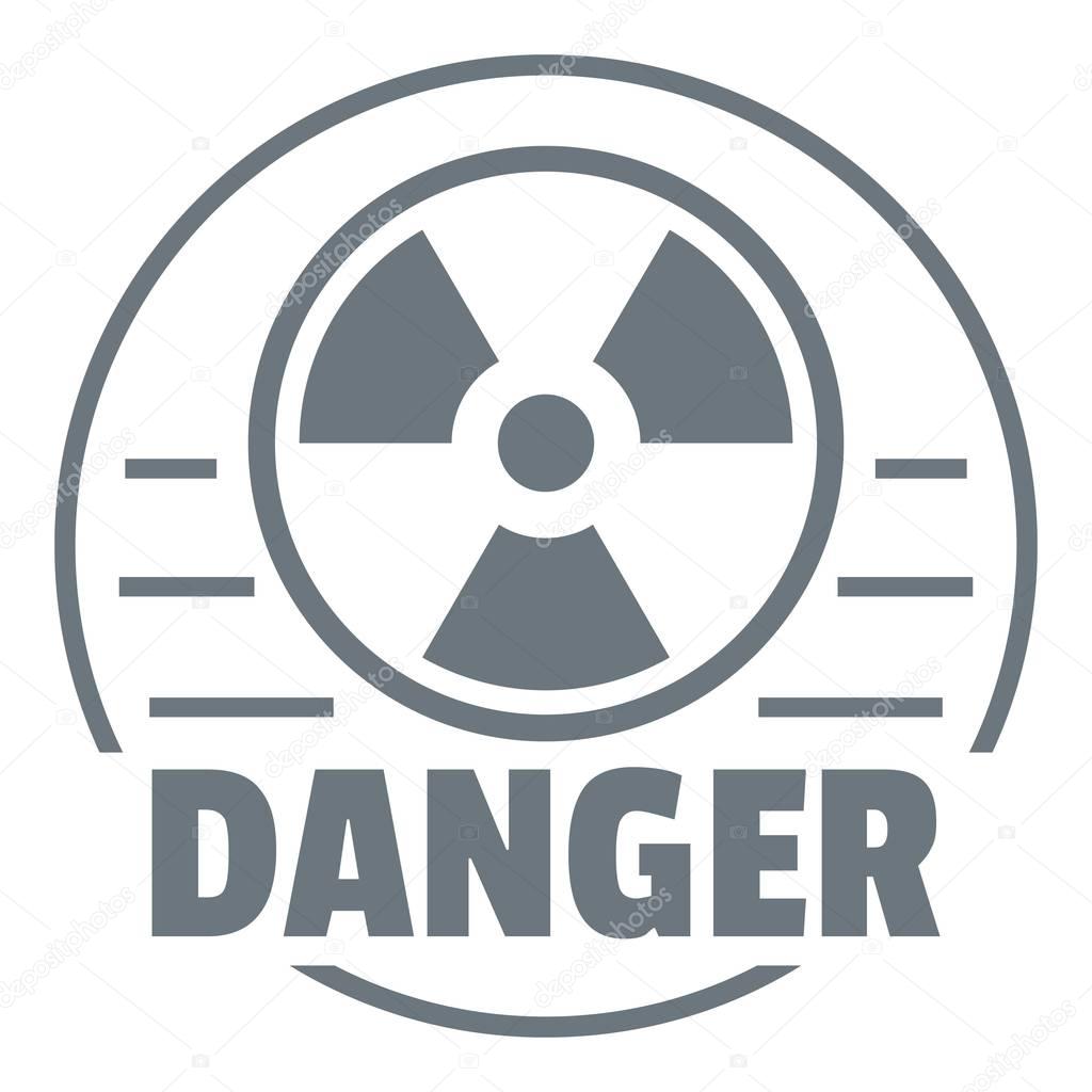 Radiation logo. Simple illustration of radiation vector logo for web