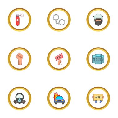 Devrim Icons set, karikatür tarzı