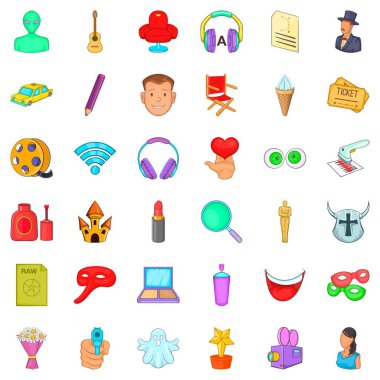 Simgeler kümesi, karikatür tarzı