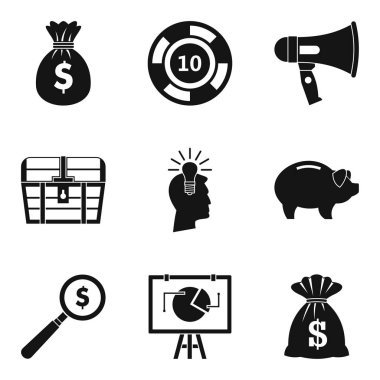 Playhouse Icons set, basit tarzı