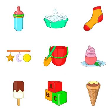 Emek Icons set, karikatür tarzı