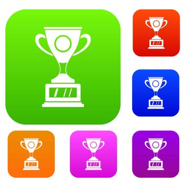 Kazanan Kupası renk koleksiyonu ayarla