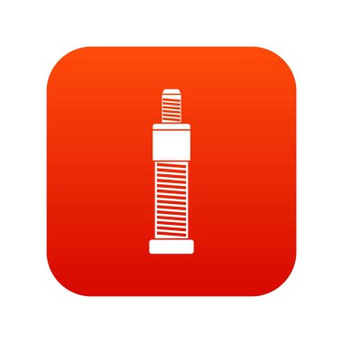 Vida ve cıvata simgesi dijital kırmızı