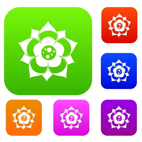 Çiçek renk koleksiyonu ayarla