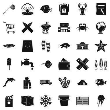 Sepet simgeler kümesi, simle stili