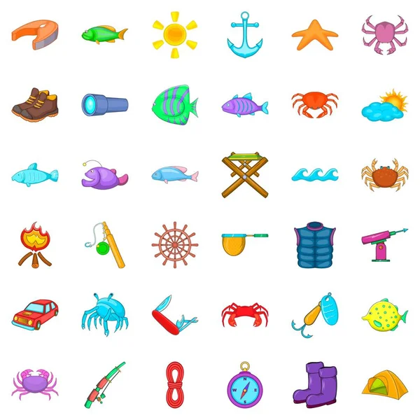 Tüp Icons set, karikatür tarzı