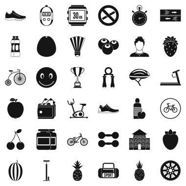 Ölçü Icons set, simle stili