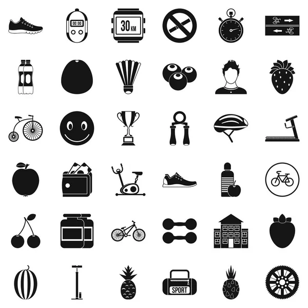 Ölçü Icons set, simle stili