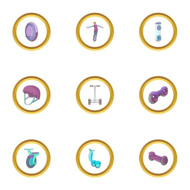 simge seti, karikatür tarzı