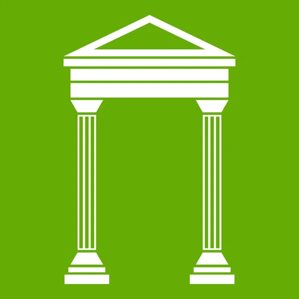 Icona ad arco verde — Vettoriale Stock