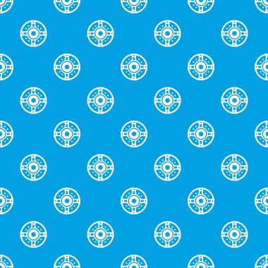 Kalkan desen kesintisiz mavi