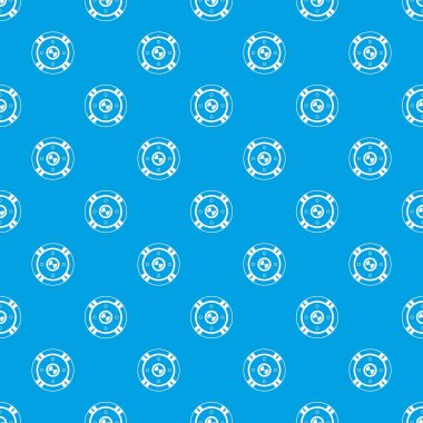 Kalkan desen kesintisiz mavi