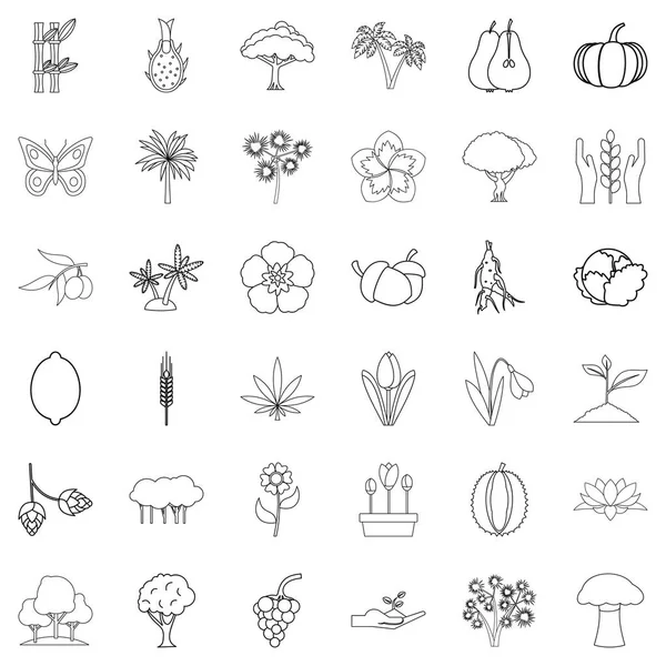 Filiz Icons set, anahat stili