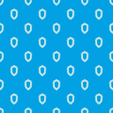 Kalkan desen kesintisiz mavi