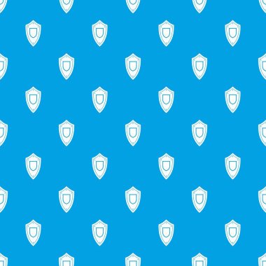 Kalkan desen kesintisiz mavi