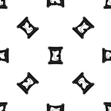 Hazine harita desen sorunsuz siyah