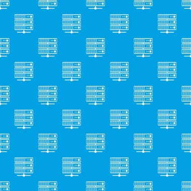 Sunucuları desen kesintisiz mavi