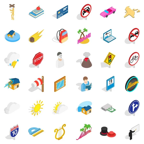 Volkan Icons set, izometrik stili