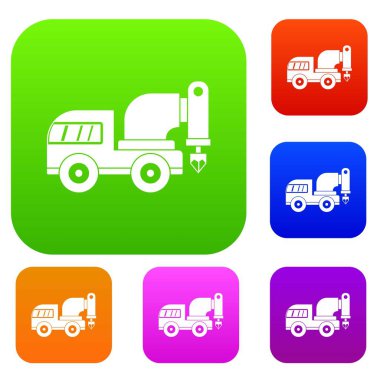 Delme makinesi renk koleksiyonu ayarla