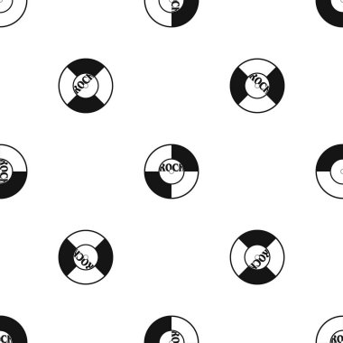 Vinil desen sorunsuz siyah