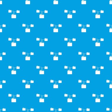 Klasörleri yapısı desen kesintisiz mavi