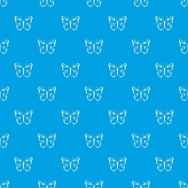 Kelebek deseni kesintisiz mavi