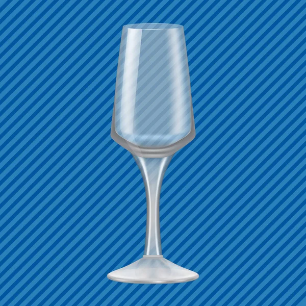 Fond concept en verre Bardolino, style réaliste — Image vectorielle