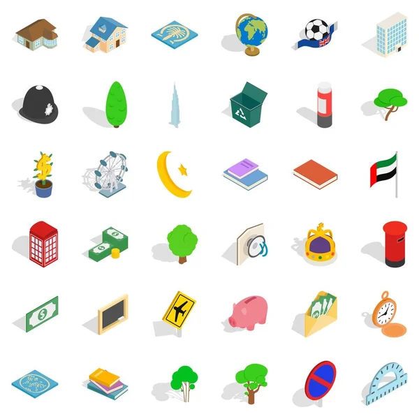 Megafon Icons set, izometrik stili